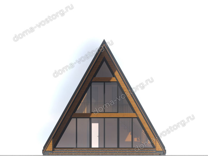 Каркасный дом A-frame